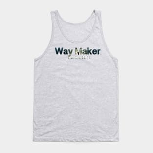 Way Maker Exodus 14:21 (With Moses) Tank Top